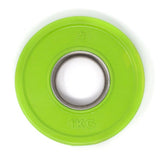Rubber Coated Fractional Plate Set, Coloured - 15KG - Strength Shop