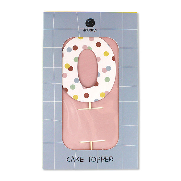 Cake Topper Zahl I 0-9