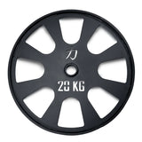 Apollon Wheels – Pair, 20kg per Wheel, Black Powder Coated - Strength Shop