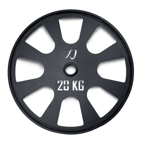 Apollon Wheels – Pair, 20kg per Wheel, Black Powder Coated - Strength Shop
