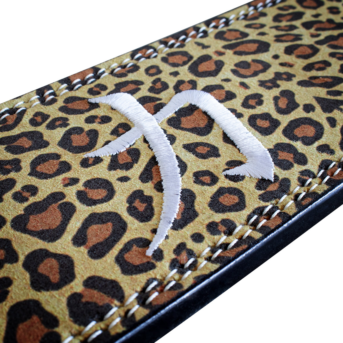 Leopard Print Lever Belt, 10mm - IPF Approved - Strength Shop