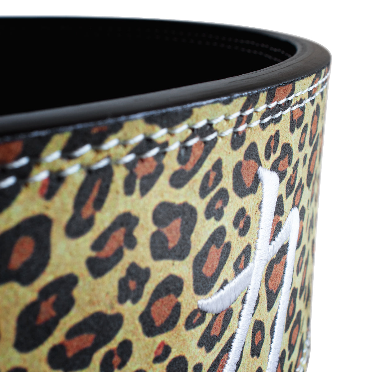 Leopard Print Lever Belt, 10mm - IPF Approved - Strength Shop