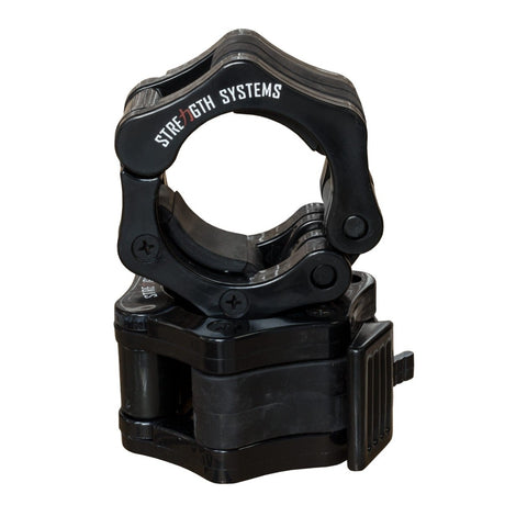 Olympic Flip Lock Collars, Black (Pair) - Strength Shop
