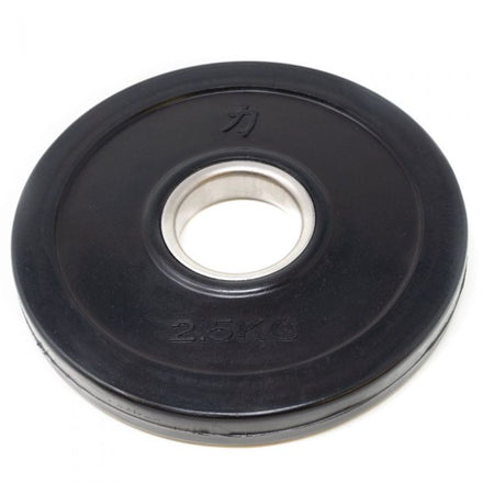 Rubber Coated Plates - Black, 1.25kg-5kg - Strength Shop