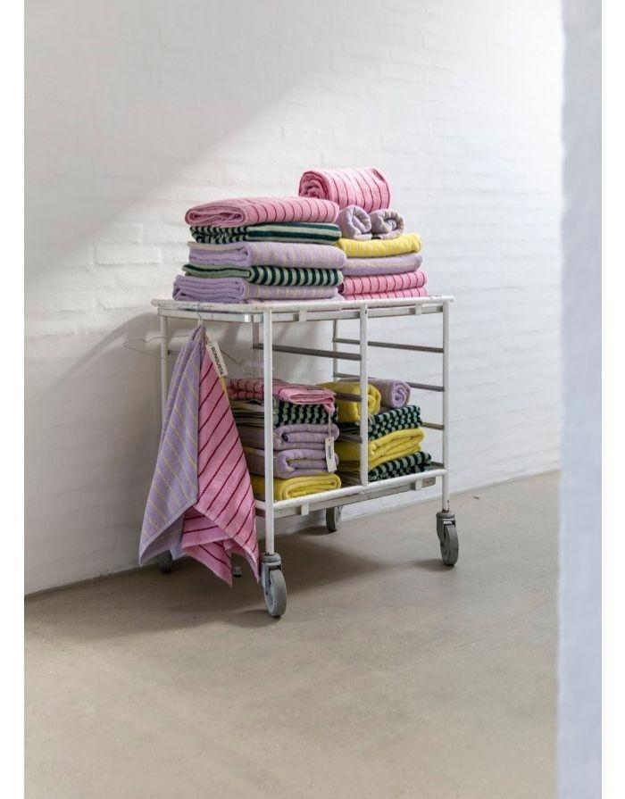 Badehandtuch 70x140cm I Pristine/Neon Yellow