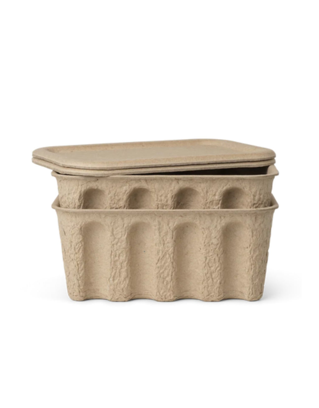 Aufbewahrung Paper Pulp Box 2er-Set I Large